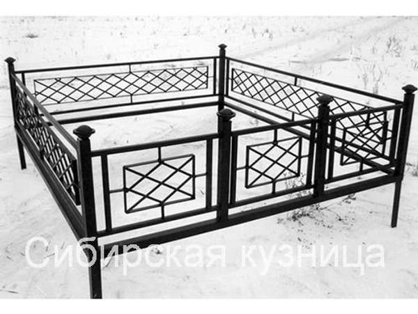 Оградки ритуальные металлические - изготовим по вашим размерам