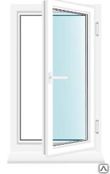 Окно пластиковое Артек 5-ти камерное 1-створчатое размер 900*1400 мм