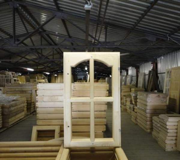 Оконный блок ОС10-06 полуарочный (1створка)