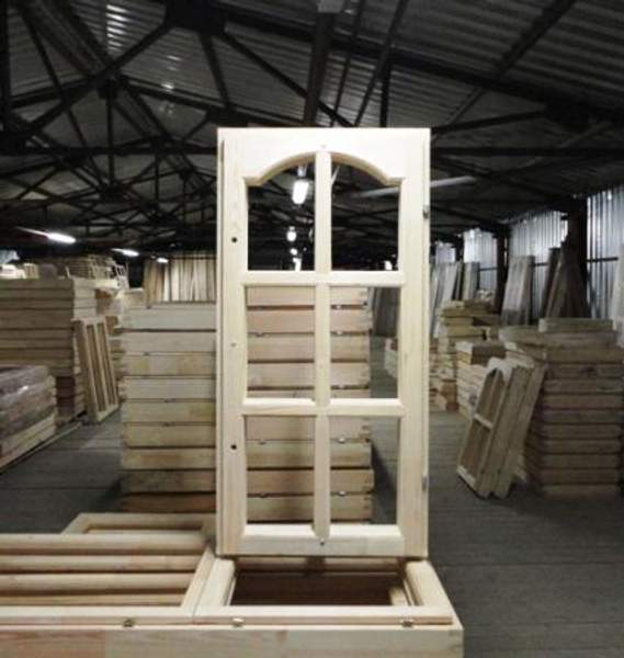 Оконный блок ОС12-06 полуарочный (1створка)