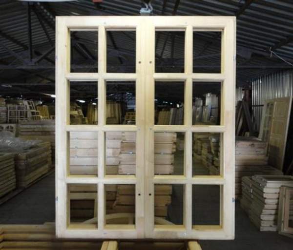 Оконный блок ОС15-12 крест (2створки)