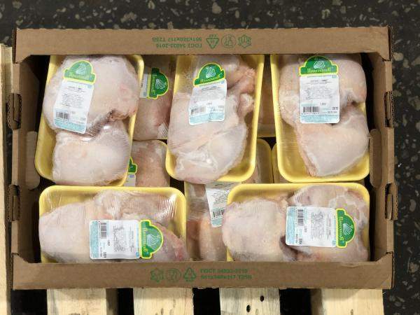 Окорочка куриные ЦБ замороженные оптом в Москве, птицефабрика "Приосколье"