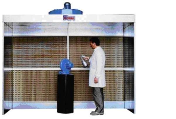 Окрасочное оборудование: сухие окрасочные кабины