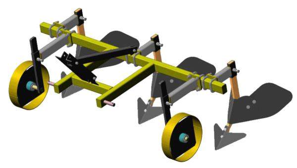 Окучник на минитрактор