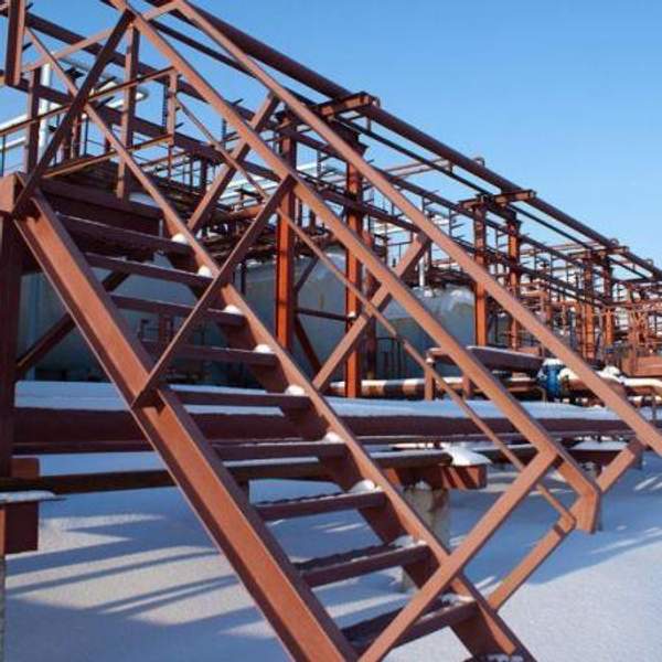 ОЛГ 45-12. 24 серии 1. 450. 3-7. 94 Ограждения стальных маршевых лестниц