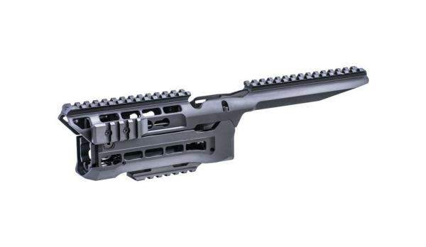 Описание: Цевье Тактическое Для Ак-Систем Caa Tactical Xrs74Yg C Планками Picatinny 5 Шт. Черное.