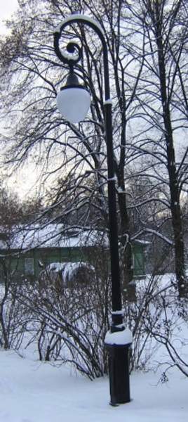Опора освещения чугунный фонарь Сретенка С01