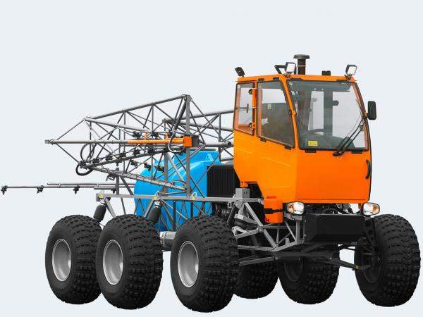 Опрыскиватель ТУМАН-1. Шины сверхнизкого давления, шины низкого давления, навигационная система СН-1 «Атлас 730» с усиленной антенной