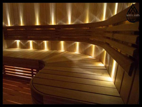 Оптоволоконное освещение в баню