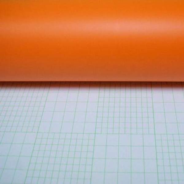 Оранжевая матовая пленка