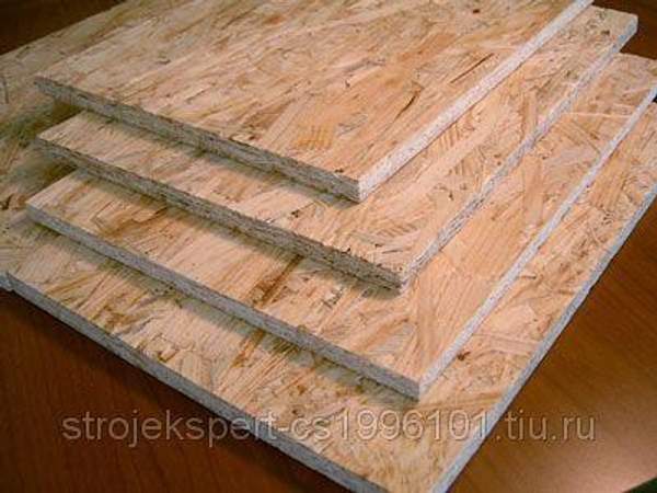 Osb3, влагостойкая плита 06 мм 2500х1250 мм