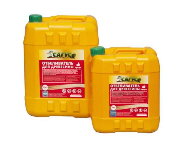 Отбеливатель древесины Сагус Профи — 5 л