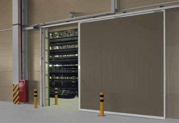 Откатные промышленные ворота