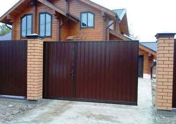 Откатные ворота под ключ