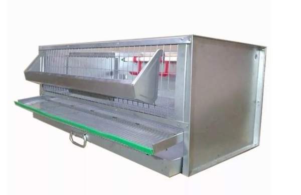 Оцинкованная клетка "Оцинкованная-профи" для перепеловодства 25 - 40 птиц с яйцесборником/кормушка навесная-80см/поилка ниппельная