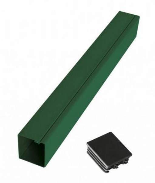 Оцинкованный столб 50х50х2500мм, ППК RAL