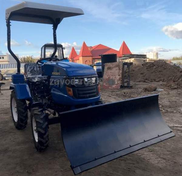 Отвал для уборки снега для ременного минитрактора Русич Т-12, Т-15, Т-18, Т-21, Т-21 4х4