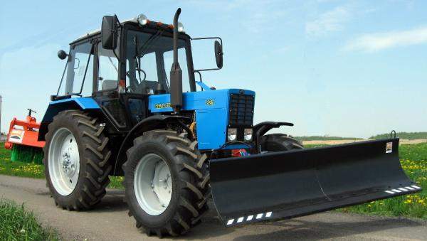 Отвал коммунальный механический КО-2,4 (2400мм.). для трактора МТЗ, ЮМЗ, ЛТЗ