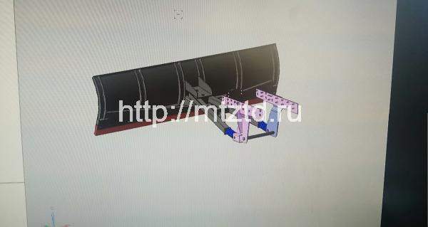 Отвал коммунальный механический ОК-1221 Беларус МТЗ-1221.2