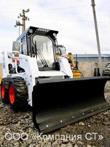 Отвал поворотный снеговой для минипогрузчика