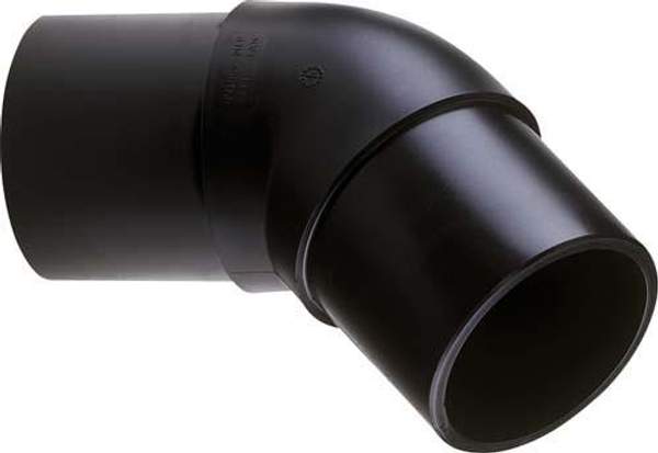 Отвод ПЭ100 45 градусов д.400