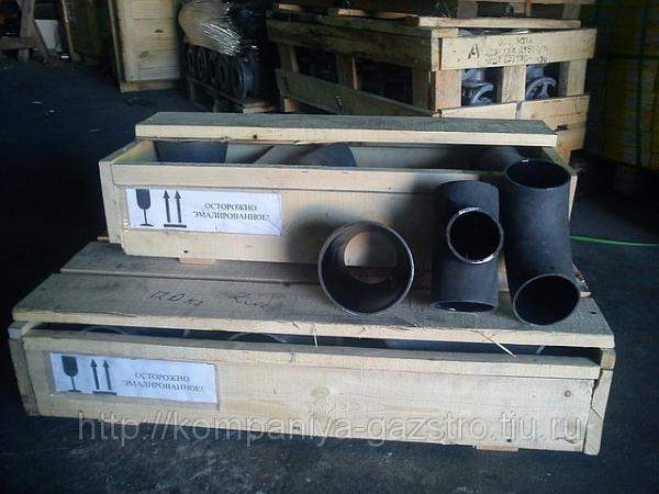 Отвод с силикатно-эмалиевым покрытием Ду108*6,0 09Г2С