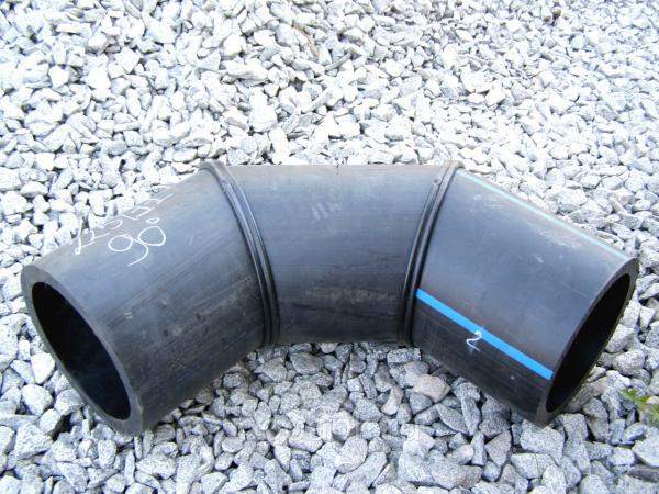 Отвод сварной 400 мм ПЭ100 SDR11 сегментный (90 градусов)