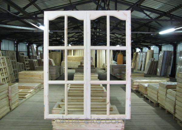 П/А 15-12 полуарочная верандная рама с петлями