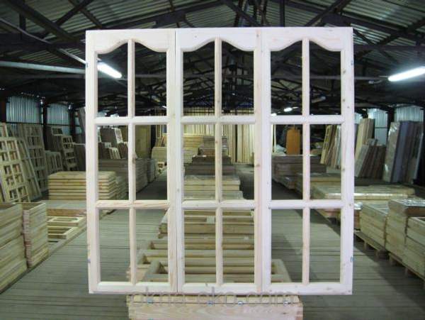 П/А 15-15 полуарочная верандная рама с петлями