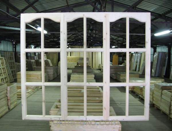 П/А 15-18 полуарочная верандная рама с петлями