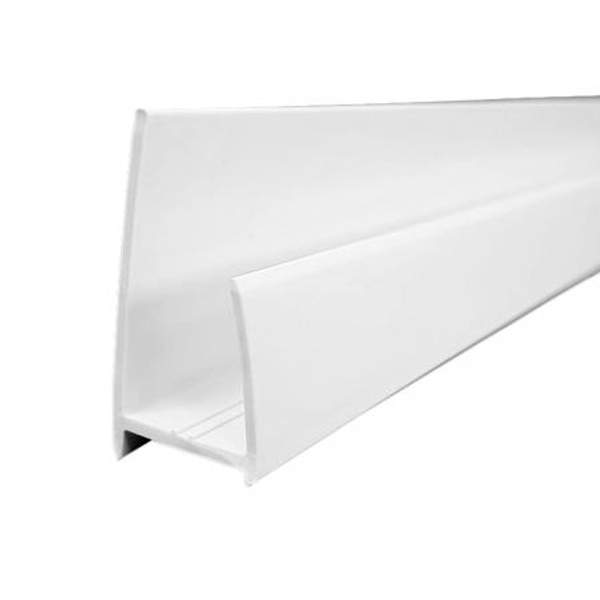 П-образный профиль выравнивающийся 6,0 м белый (ОМГ)