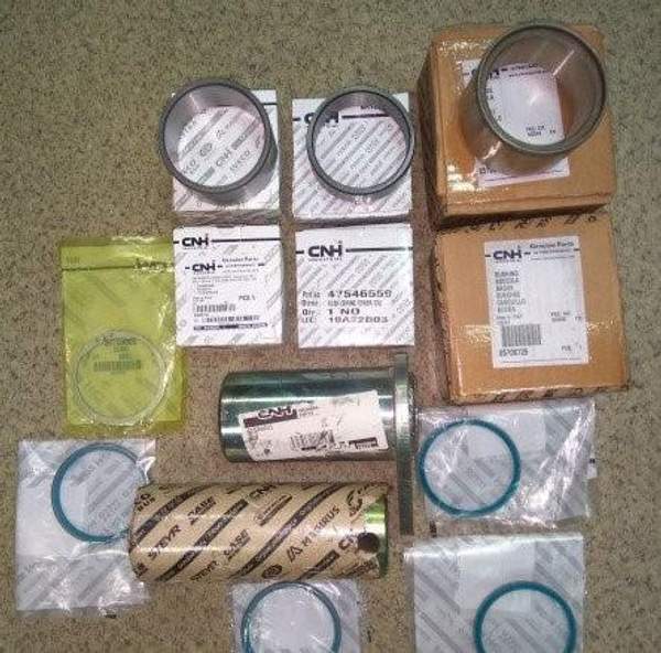 Палец каретки нижний 70х185 Case 580, 695, New Holland