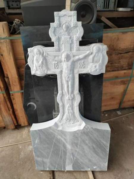 Памятник из мрамора Крест