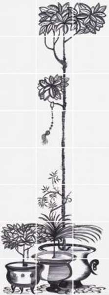 Панно Bardelli Cuban Black 5 60x160 (комплект)