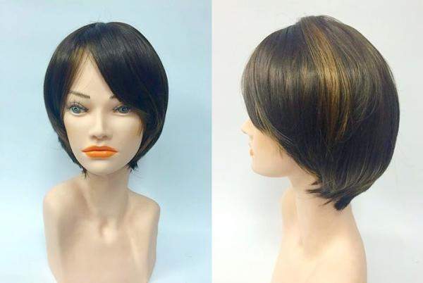 Парик без челки искусственный E 3909