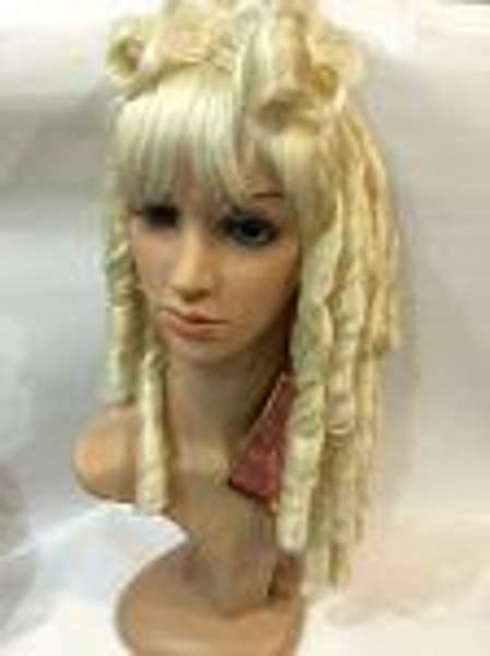 Парик "Дама" с локонами и челкой