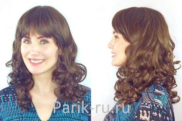 Парик из длинных натуральных волос НМ 155