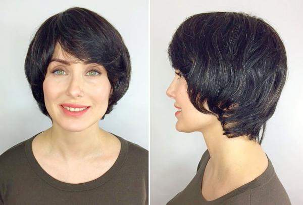 Парик из натуральных волос 3028-1