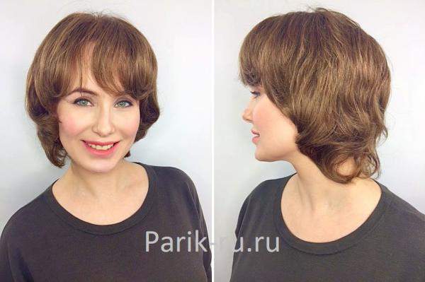 Парик из натуральных волос Laura Mono