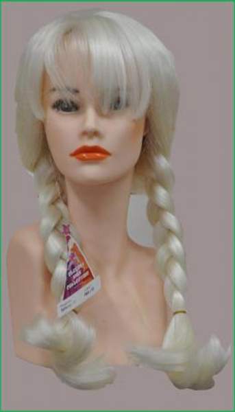 Парик "снегурочка с косами"