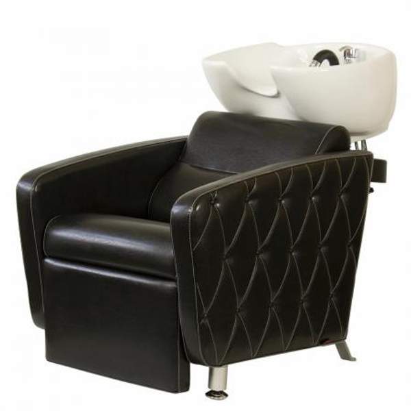 Парикмахерская мойка МД-123 с регулировкой ножной части, прострочкой и утяжкой, цвет №8