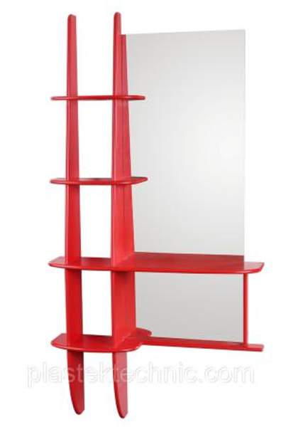 Парикмахерское зеркало с полочкой "Сагита"