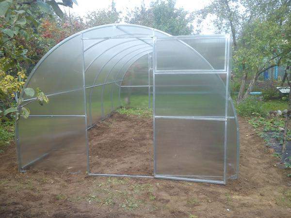 Парник из цельной трубы. Агросфера 3х6 м.