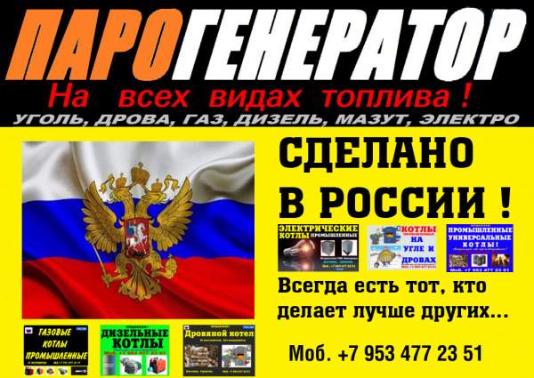 Парогенератор промышленный купить цена