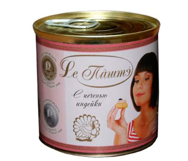 Паштет с печенью индейки Le Паштэ Золотая (250 гр.)