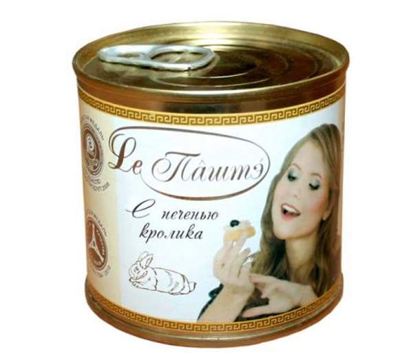 Паштет с печенью кролика Le Паштэ Золотая (250 гр.)
