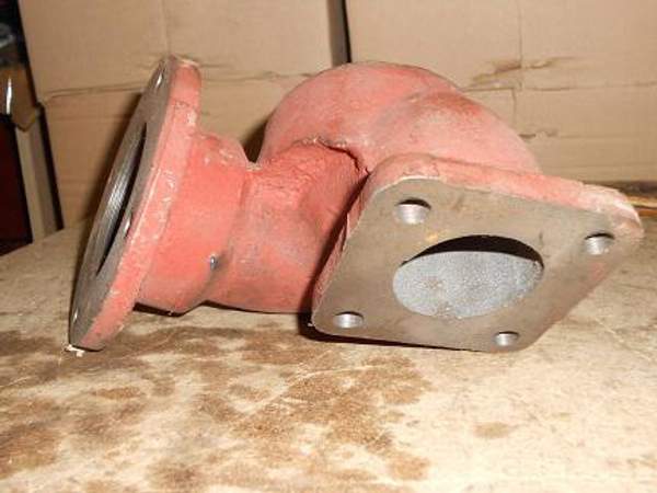 Патрубок обратного клапана (кривой) дизель