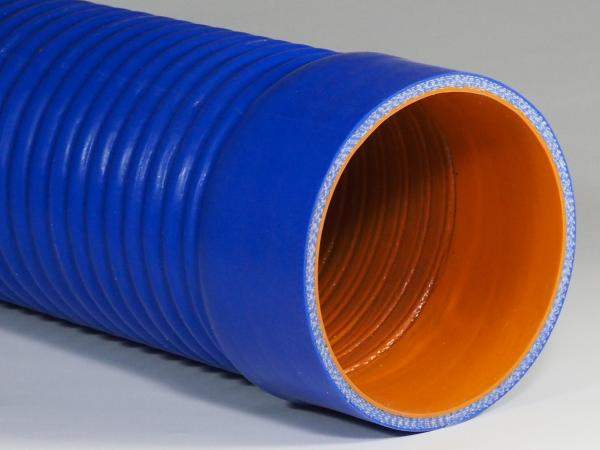 Патрубок силиконовый гофрированный L 400, d 055