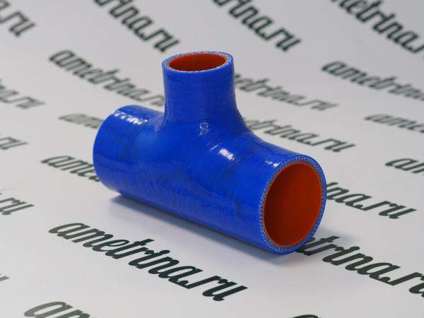 Патрубок силиконовый T-образный d102 (отвод 25мм, l105)