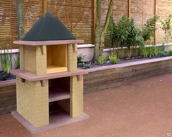 Печи барбекю из огнеупорного бетона